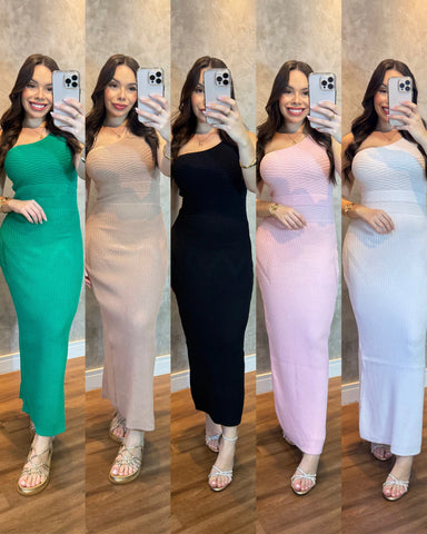 Vestido tricô modal Simone